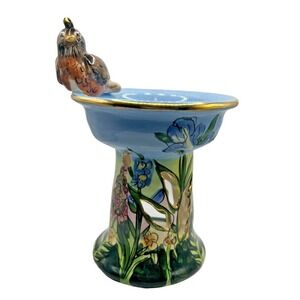 Blue Sky Clayworks The Robin's Song Tealight Candle Tart Warmer Heather Goldminc